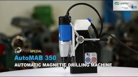 Portable Magnetic Drill with Automatic Feed & Reverse | AutoMAB 350 | CS Unitec