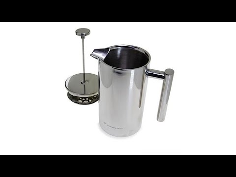 Wolfgang Puck 6Cup Insulated Stainless Steel French Press