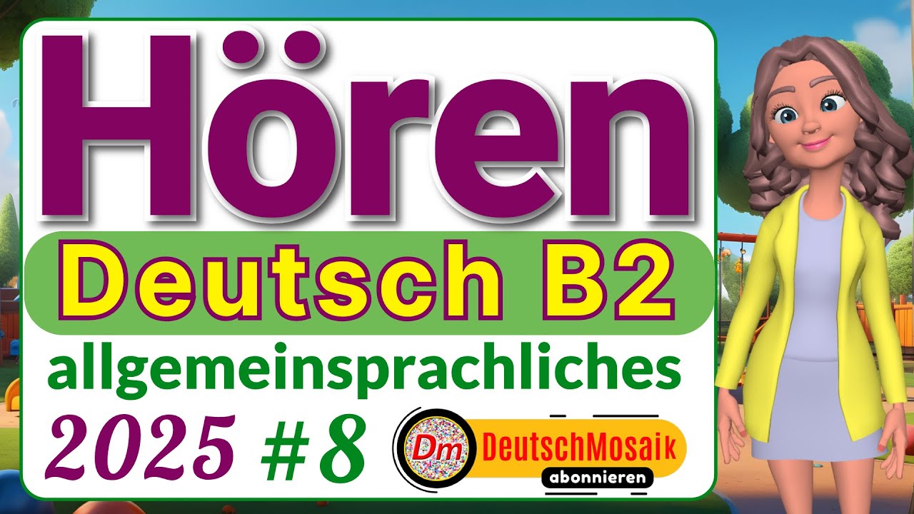 Hören B2 |  Telc Übungstest |  Deutsch allgemein #8