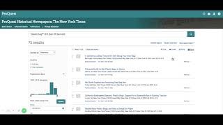 Pro Tip-Proximity Search (New York Times Historical Database)