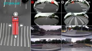 Stonkam 8Ch アラウンドビュー付きハードディスクドライブレコーダーシステム