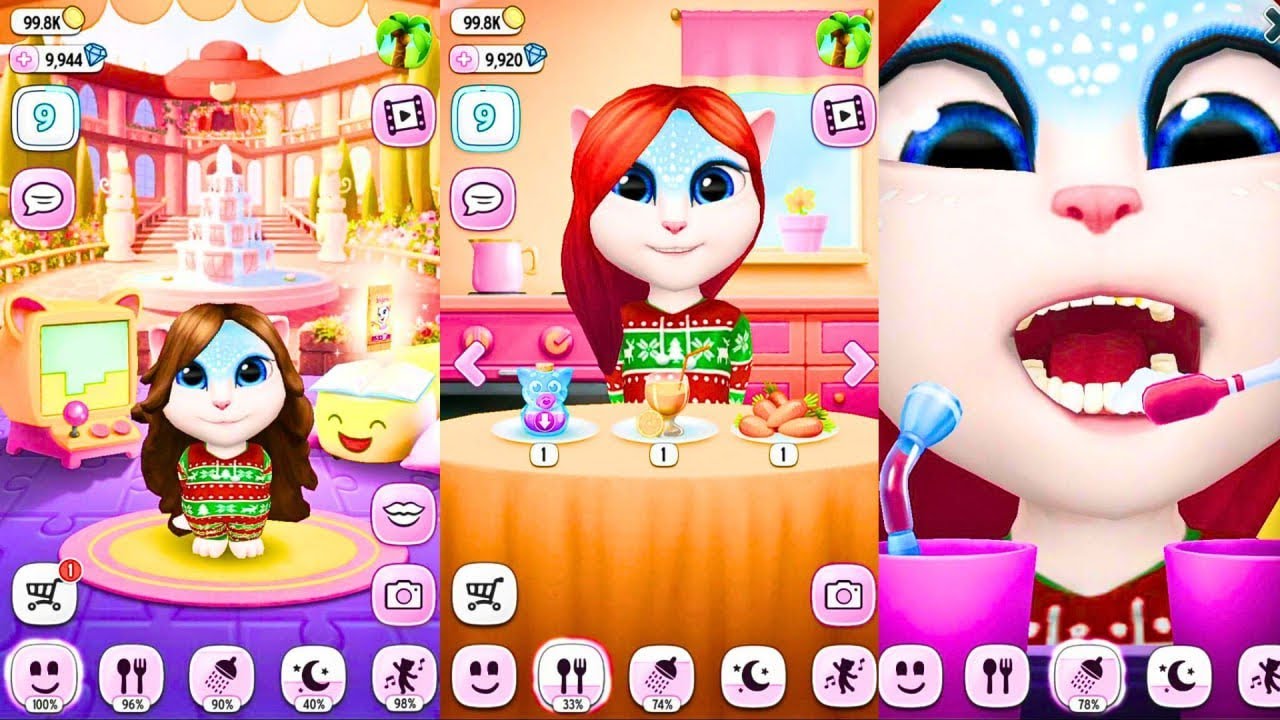 My Talking Angela is Now 9 Years Old 😍 ️ - YouTube
