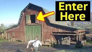 Enter Seamus Fence Barn in Red Dead Redemption 2 (RDR2): Unlock Fence and Second Floor of Barn