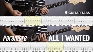 Paramore - All I Wanted Guitar Cover With Guitar Tabs