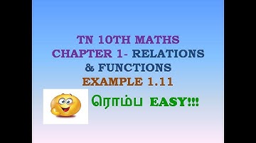 10th maths example 1.11 | in tamil | chapter 1