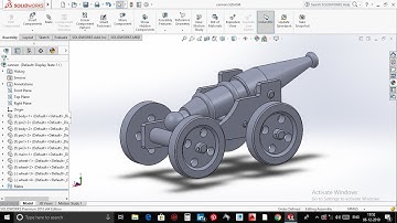 SolidWorks | Cannon | Assembly Drawing