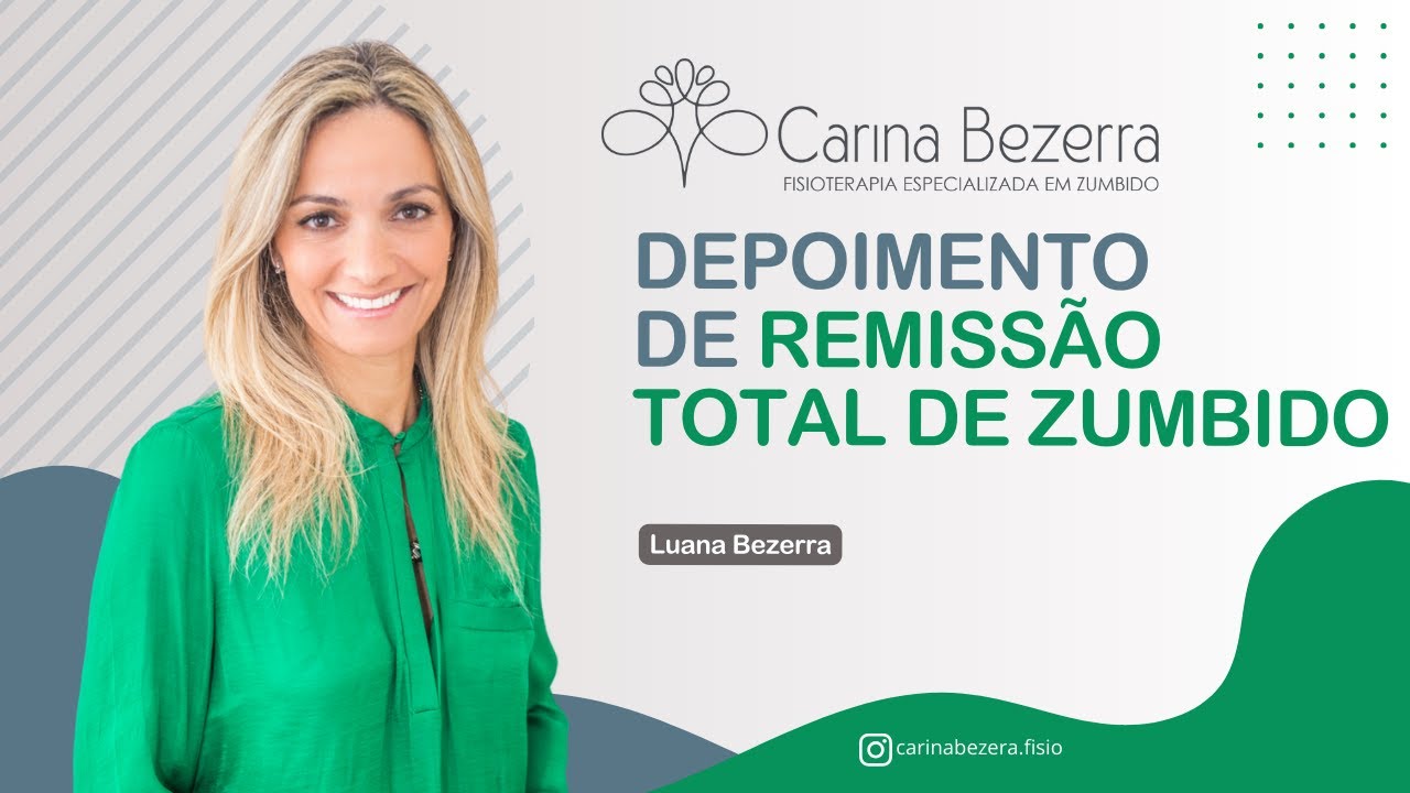 Depoimento de cura de zumbido com Luana Bezerra