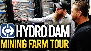 HYDRO Electric Dam CRYPTO MINING FARM Tour!