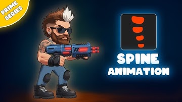 Jax Hunter 2D Animated Spine Character (Prime Series) #2danimation #animatedcharacters #spine