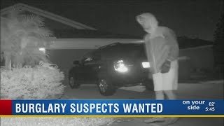 Burglary Suspects Wanted