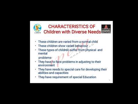 Children with Diverse Needs_UNIT-2 L-1/20 Creating an Inclusive School_B.Ed._II Year