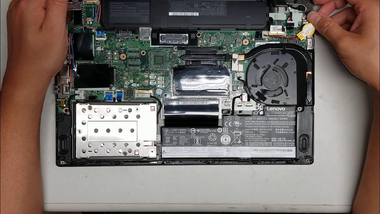 hvidløg der Blive Lenovo T470 Disassembly RAM SSD Hard Drive Battery Upgrade Repair  Replacement - YouTube