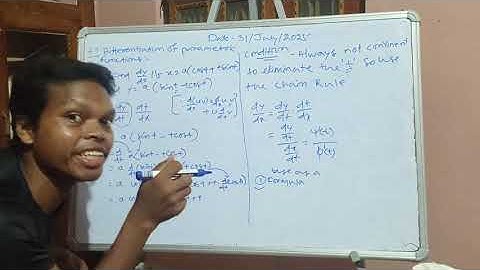 (Part-2) Differentiation of parametric functions #math #readeratun 