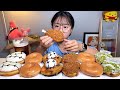 크리스피도넛 베이스볼 더즌 양념치킨 도넛 먹방 Dessert Mukbang