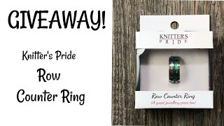 Review & Giveaway! Knitter's Pride Row Counter Ring