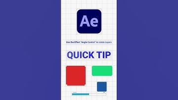 How to use the Effect “Angle Control” to rotate multiple layers inside Adobe After Effects