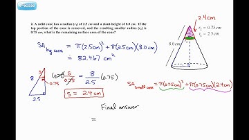 2.2 Surface Area (Grandmaster - Pre-Calculus 10)