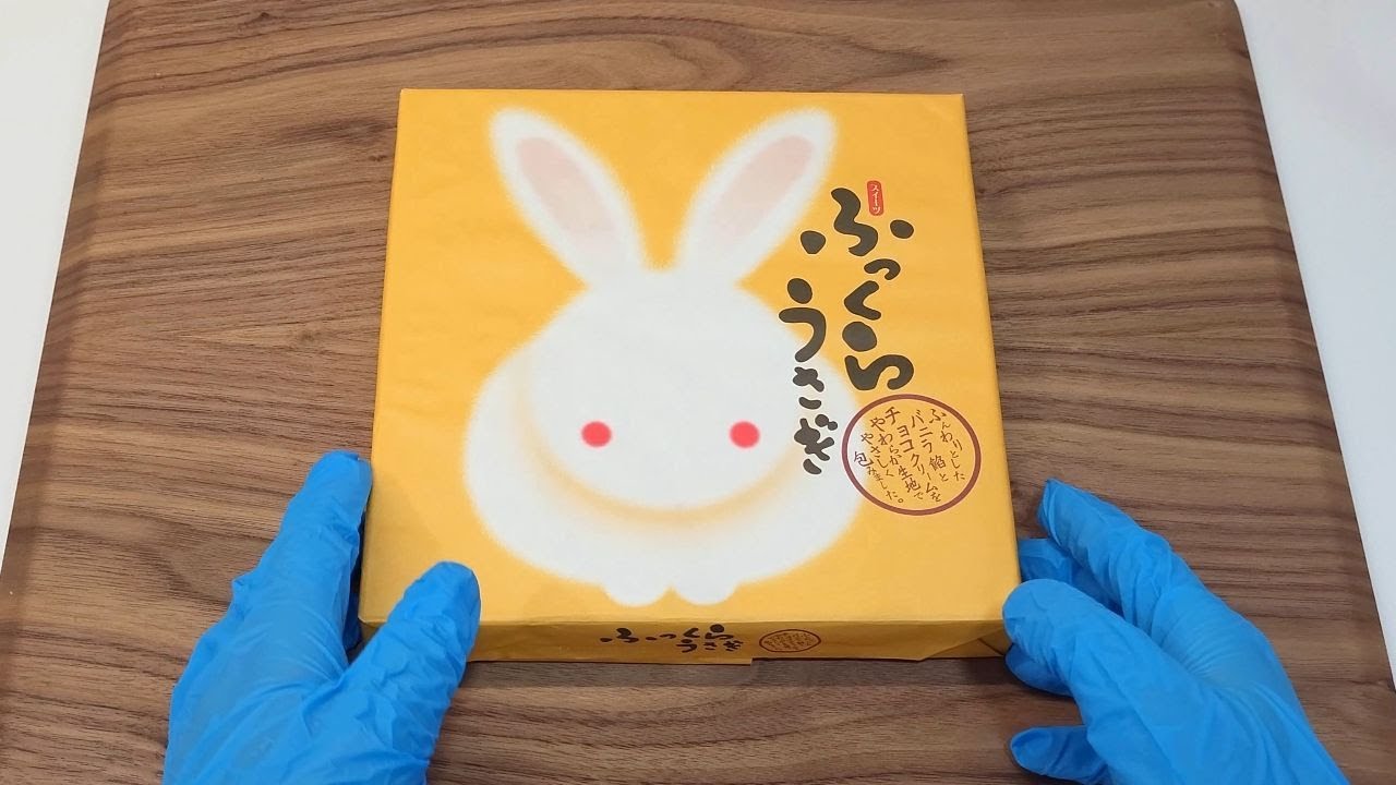 UNBOX FOOD 😋 Cute Japanese Rabbit Mochi Snack Box - YouTube