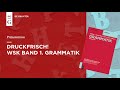Präsentation WSK Band 1 "Grammatik" mit Prof. Dr. Stefan J. Schierholz und Prof. Dr. Pál Uzonyi
