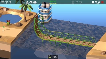 Poly Bridge 2: 4-01 Edgy UNDER BUDGET SOLVED