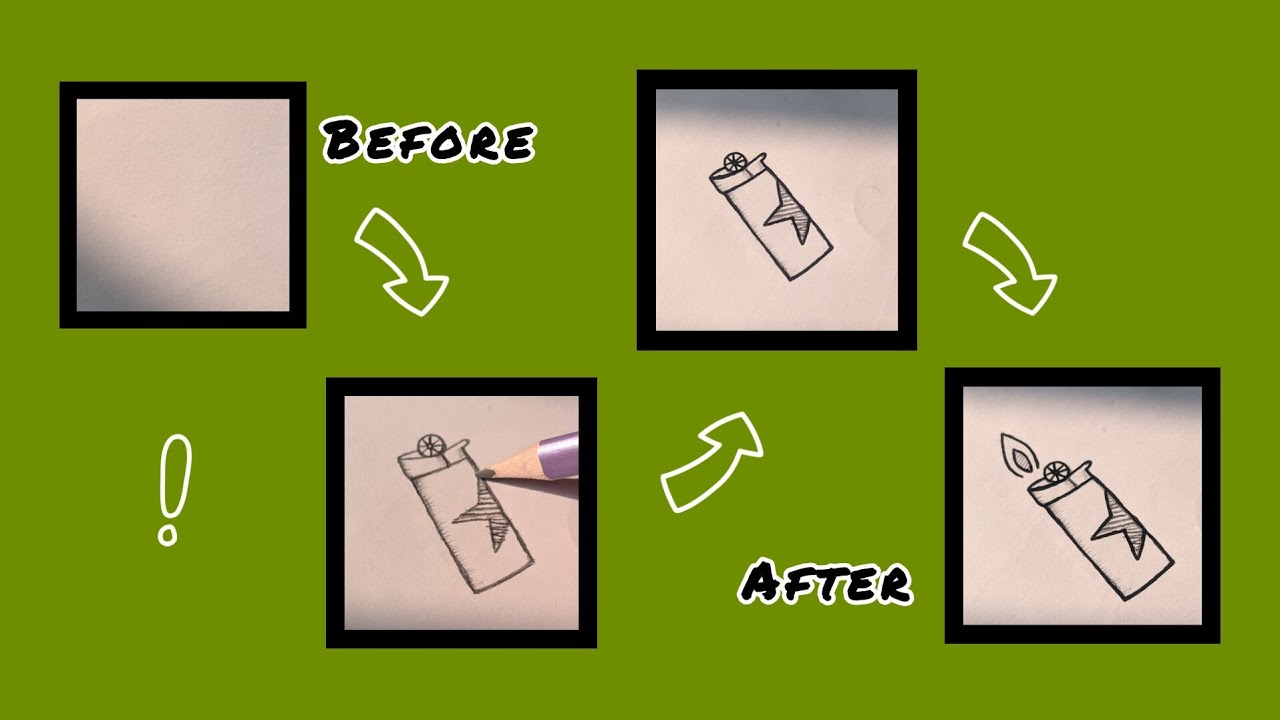 Lighter Drawing tutorial🕯️|| Artify