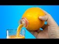 30 AMAZING TRICKS AND IDEAS WITH FRUITS