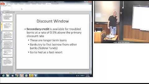 Chapter 15, Part 2:  Traditional Policy Tools, including open market operations