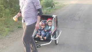 Ruby's little brother, Joshua, first ride