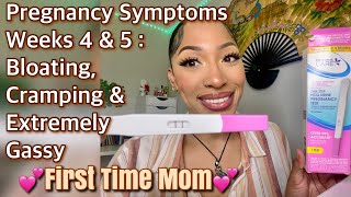 Pregnancy Symptoms Weeks 4 \& 5: How I knew I was pregnant ✨| PREGNANCY ANNOUNCEMENT!