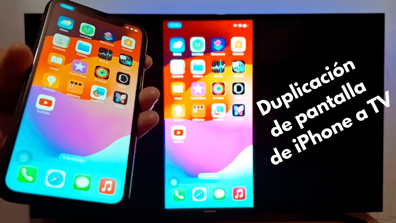Cómo COMPARTIR y DUPLICAR pantalla de iPhone a mi TV - YouTube
