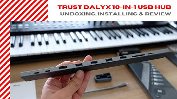 Trust Dalyx 10-in-1 USB-C Hub: Unboxing, Setup & Testing Review