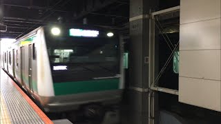 E233系ハエ101編成 折り返し各駅停車武蔵浦和行