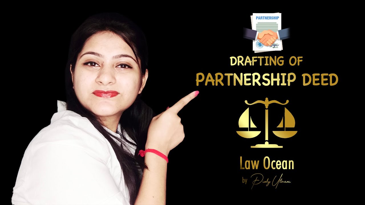 Drafting Of Partnership Deed In Hindi YouTube