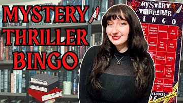 2026 reading challenge announcement | MYSTERY THRILLER BINGO 🔍