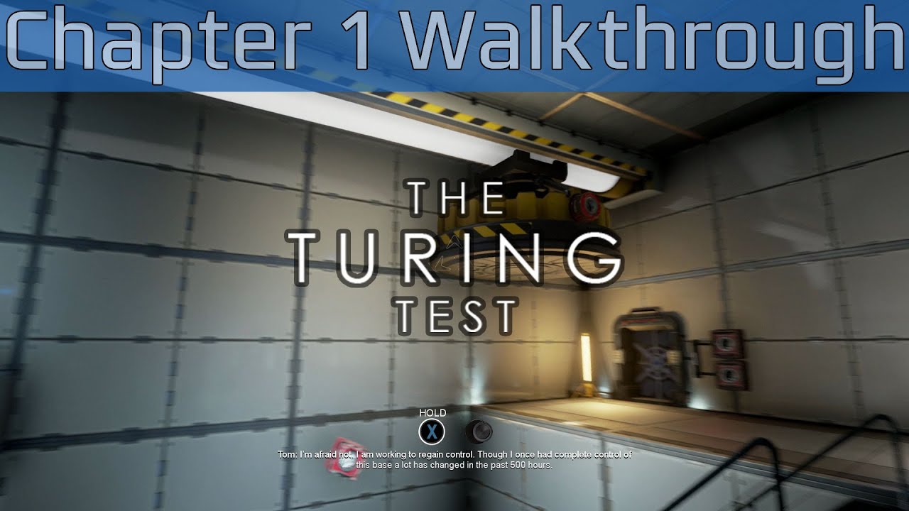 The Turing Test - Chapter One Walkthrough [HD 1080P/60FPS] - YouTube