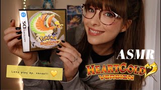 ASMR 💛 Pokemon Heart Gold Ep. 3 of Cozy Gaming! Bug Catching Contest 🐛 Training & Battling!