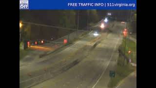 Bad Driver Crashes Into Median Barrier While Getting Onto I-81 In Washington County, VA