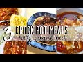 *3 AMAZING* CROCK POT GROUND BEEF RECIPES | GROUND BEEF CROCK POT RECIPES | SLOW COOKER LASAGNA