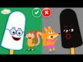 Talking rainbow ice cream with The Fox Family and friends adventures - cartoon for kids #928