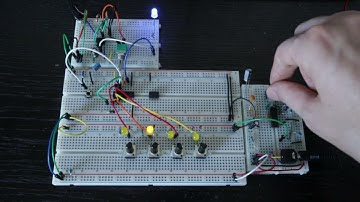 Atari Punk Console piloted by a 4 step sequencer (half Baby8)