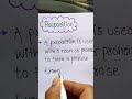 Parts of Speech- Preposition #basictoadvancespokenenglishcourse
