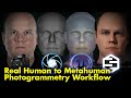 Gambar cover Real Human to Metahuman Photogrammetry Workflow