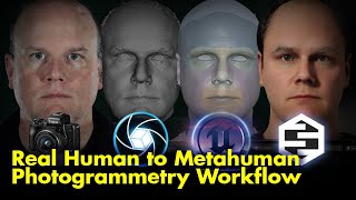 Real Human to Metahuman Photogrammetry Workflow