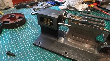 “Scratch “built horizontal model steam engine. Part 33. Slide valve rod. 