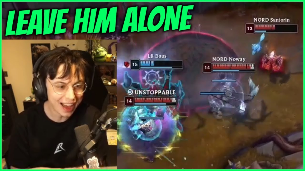 Baus Uses Global Taunt On Enemy Team In First Game Of NLC