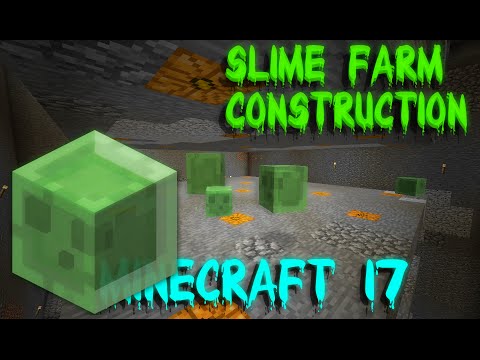 Slime Farm Construction/Caving!  Minecraft Vanilla 1.8 