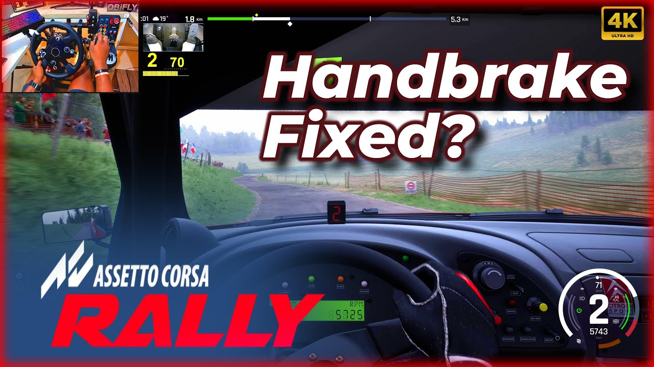 Corsa R5 Rally Early Access Assetto Corsa Rally | Arduino usb Handbrake | Moza R5 Cs ...