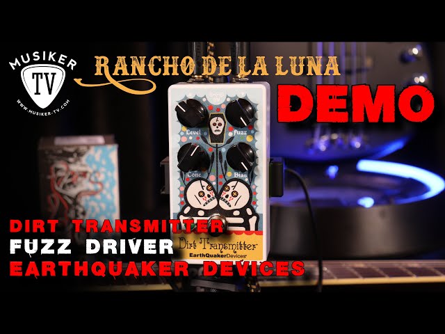 EQD Rancho de la Luna Dirt Transmitter Fuzz Driver - Demo - YouTube