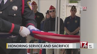 Wake Forest honors veterans with memorial flag-raising ceremony