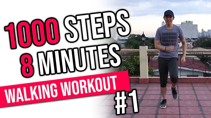 FUN 1000 Steps in 8 Minutes  Easy Home Workout  Wa...